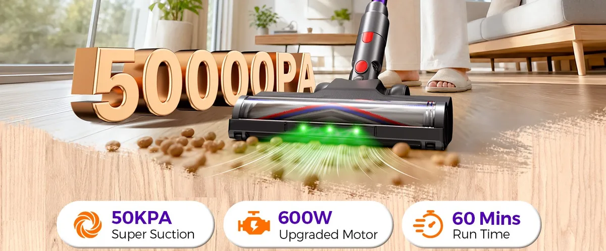 50,000Pa Super Suction
